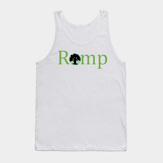 Green Ramp Tank Top by Apfel 